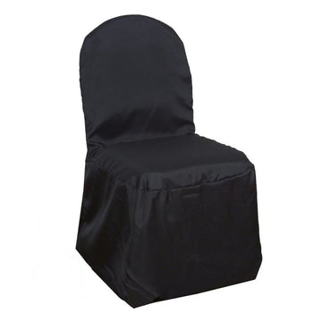 Durable and Reusable Black Chair Covers