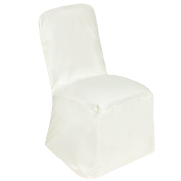 Unleash the Beauty of Your Event with the Ivory Polyester Chair Cover