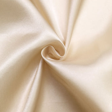Create Unforgettable Memories with the Beige Universal Satin Chair Cover