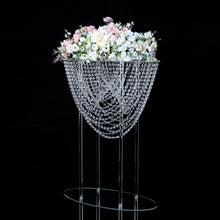 32inch Tall Acrylic Crystal Chandelier Wedding Bouquet Pillar Centerpiece