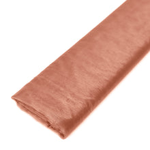 Terracotta (Rust) Solid Sheer Chiffon Fabric Bolt, DIY Voile Drapery Fabric