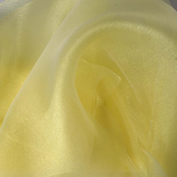 Yellow Chiffon Fabric Bolt for Events