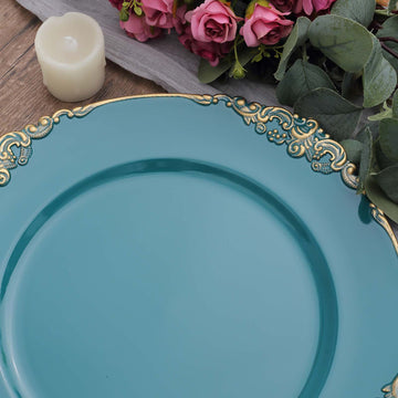 Elevate Your Table Decor with Baroque Charger Plates
