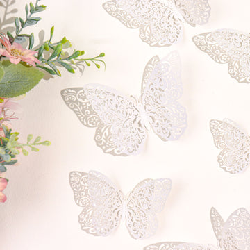 Add a Touch of Elegance to Your Space with 3D White Butterfly Wall Decals