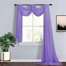 Purple Organza Fabric 18 Feet Wedding Arch Drapery