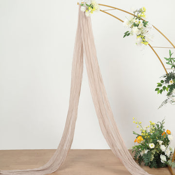 Create a Boho-Chic Atmosphere with Nude Beige Gauze Cheesecloth
