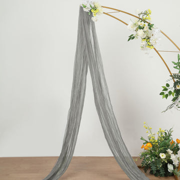 Create a Boho-Inspired Ambiance with Gray Gauze Curtain Panels