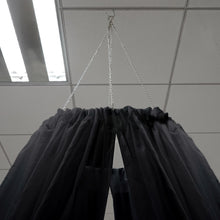 Black Sheer Ceiling/Curtain Draping Panels Fire Retardant Fabric 10ftx30ft