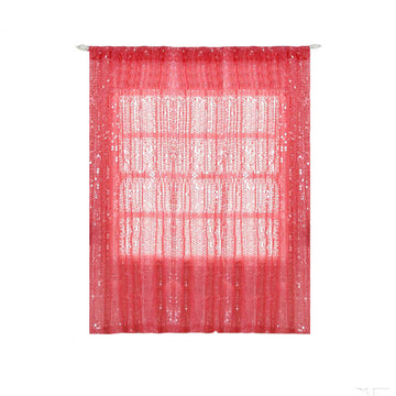 Transform Your Space with Coral Sequin Curtains