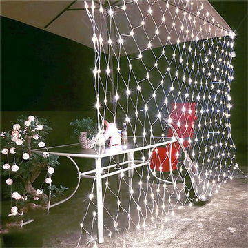 Clear 600 LED Fish Net Lights, Fairy String Lights With 8 Modes 20ftx10ft