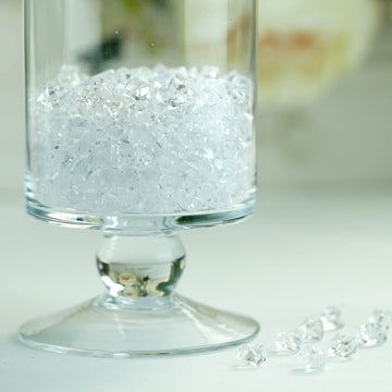 Clear Mini Acrylic Ice Bead Vase Fillers - The Perfect Choice for DIY Crafts and Decorations