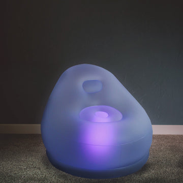 Dive into a Colorful Realm with the Waterproof Illuminated LED Sofa Chair