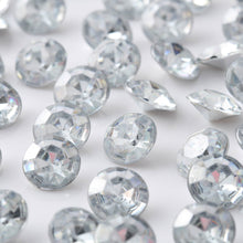 1000 Pieces Of Clear Plastic Round Diamond Rhinestones