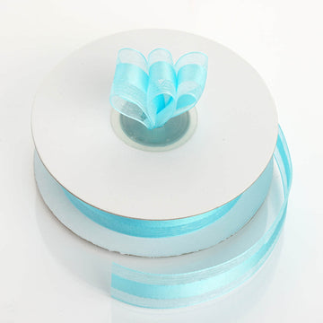 DIY Turquoise Organza Ribbon for Stunning Event Decor