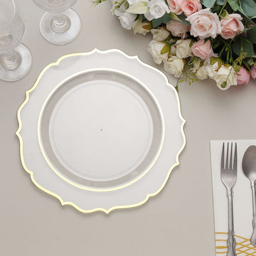 Clear Plastic Dinner Plates - Enhance Your Table Settings with Elegance