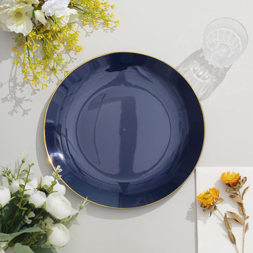 Add Elegance to Your Event with Navy Blue Plastic Dinner Plates