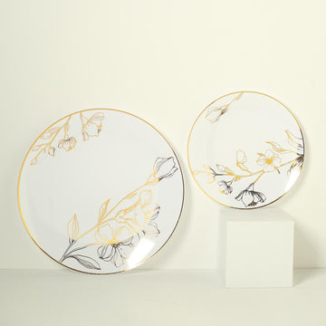 Elevate Your Table Setting with White Plastic Party Plates