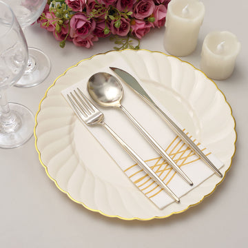Luxurious and Versatile Round Plastic Dinner Plates for Any Event