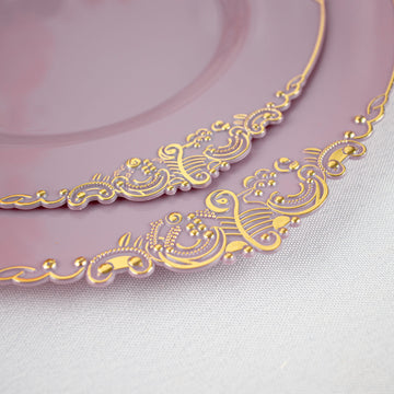 Versatile and Affordable Baroque Disposable Plates