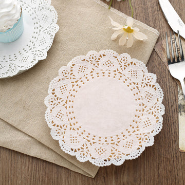 White Round Paper Lace Doilies - Versatile and Stylish