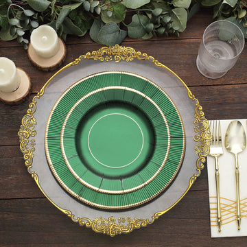 The Perfect Green and Gold Addition to Your Table