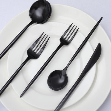 Premium Disposable Sleek Cutlery for Easy Cleanup