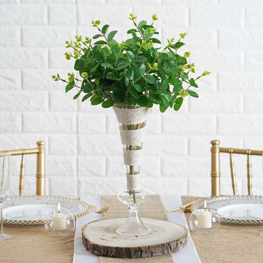 Dark Green Artificial Eucalyptus Branches