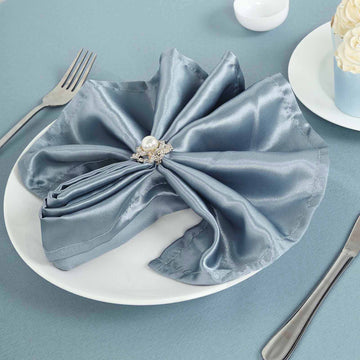 Elevate Your Table with Dusty Blue Dinner Napkins