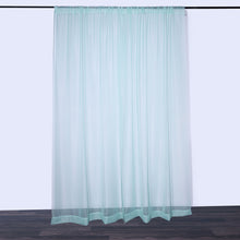 2 Pack Dusty Sage Fire Retardant Sheer Organza Drape Curtain Panel 10 Feet x 10 Feet