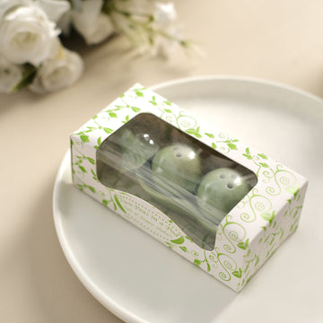 Durable and Stylish Event Decor in Green Ceramic