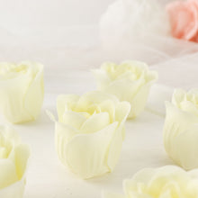 Heart Shaped Ivory Scented Rose Soap Party Favors With Gift Boxes & Ribbon 4 Pack 24 Pieces