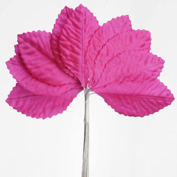 Enhance Your Event Decorations with Fuchsia Burning Passion Leaves