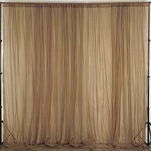 Gold Fire Retardant Sheer Organza Drape Curtain Panel Backdrops With Rod Pockets#whtbkgd