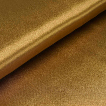 Elevate Your Events with Gold Satin Fabric