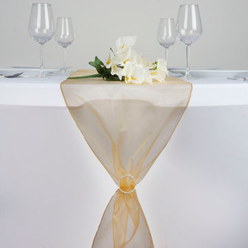 Versatile and Stylish Gold Table Runners