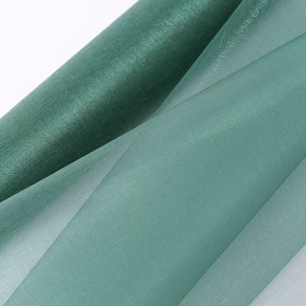 Apple Green Chiffon Fabric - Bridal Fabric by the Yard