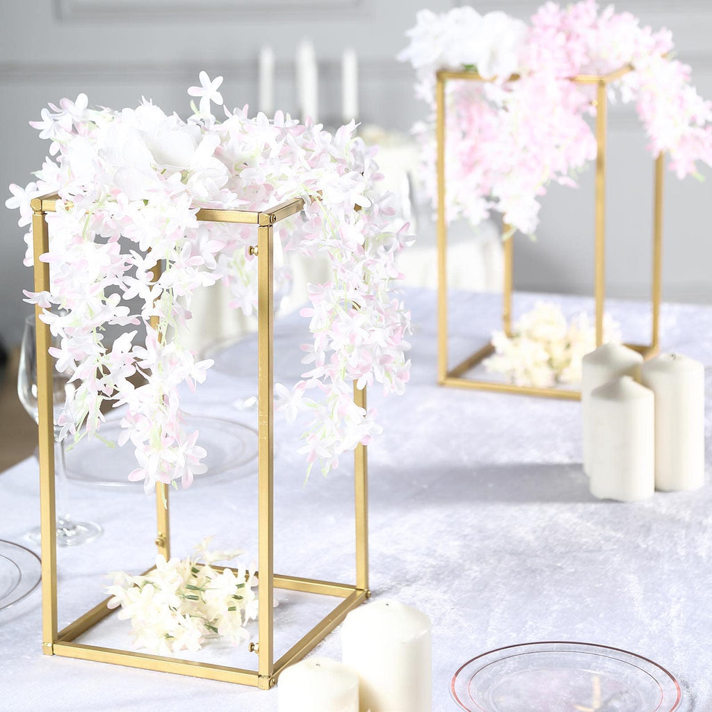 Tall Gold Frame Stand / $25 each — Lincoln Florist Event Rentals