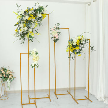 Enhance Your Décor with the Elegant Gold Floral Display Frame