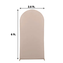 Spandex Matte Nude Round Arch Covers