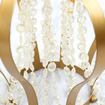 Add a Touch of Elegance with Iridescent Acrylic Crystal Diamond Garland