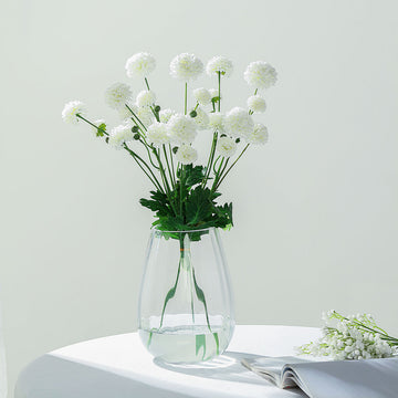 Add Elegance to Your Décor with Ivory Artificial Mums Spray