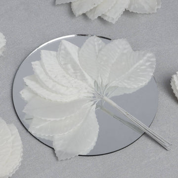 Add Elegance to Your Event Decor with Ivory Burning Passion Leaves