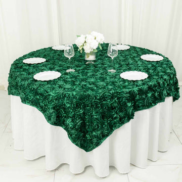 The Perfect Green Satin Table Overlay for Every Occasion