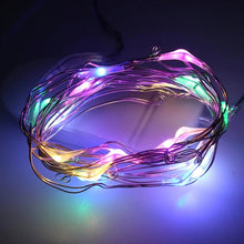 90inch Multicolor Starry Bright 20 LED String Lights, Battery Operated Micro Fairy Lights