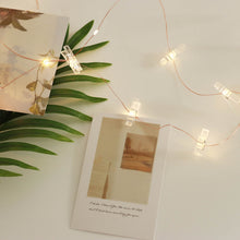32 Feet Warm White 100 LED Photo Clip Clear Fairy String Light Garland 