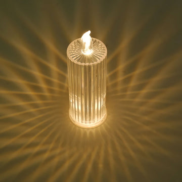 Elegant and Safe Acrylic Flameless Candle Light