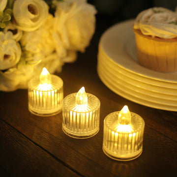 Elevate Your Event Decor with Warm White LED Tealight Candles
