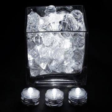 Add Sparkle and Elegance with White Flower Shaped Waterproof LED Lights