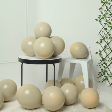 Elevate Your Event Decor with Matte Nude Double Stuffed Prepacked Latex Balloons