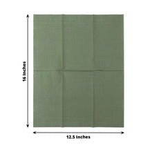 50 Pack | 2 Ply Soft Olive Green Dinner Party Paper Napkins